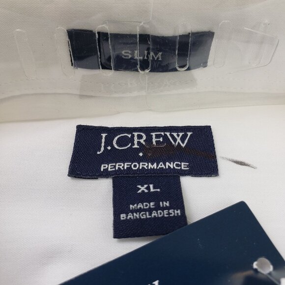 NWT J. Crew Factory Performance Slim Fit Button Down Dress Shirt Size XL - Picture 5 of 6